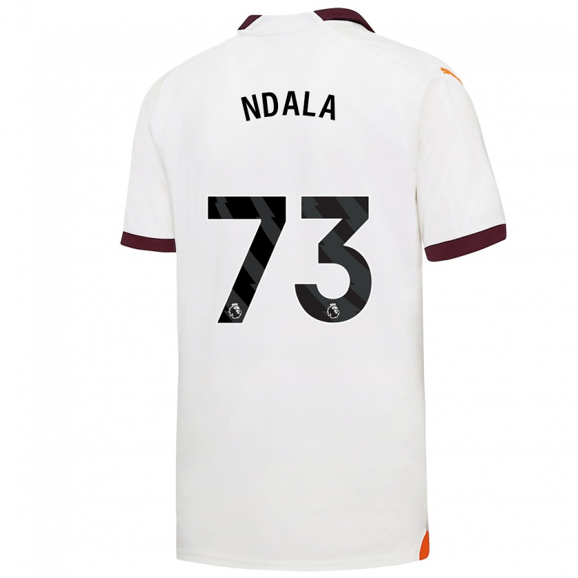 Kandiny Herren Joel Ndala #73 Weiß Auswärtstrikot Trikot 2023/24 T-Shirt