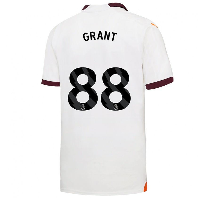 Kandiny Herren True Grant #88 Weiß Auswärtstrikot Trikot 2023/24 T-Shirt