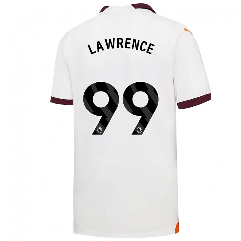 Kandiny Herren Emilio Lawrence #99 Weiß Auswärtstrikot Trikot 2023/24 T-Shirt