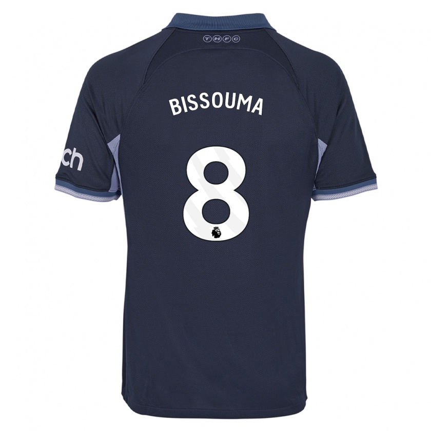 Kandiny Herren Yves Bissouma #8 Dunkelblau Auswärtstrikot Trikot 2023/24 T-Shirt