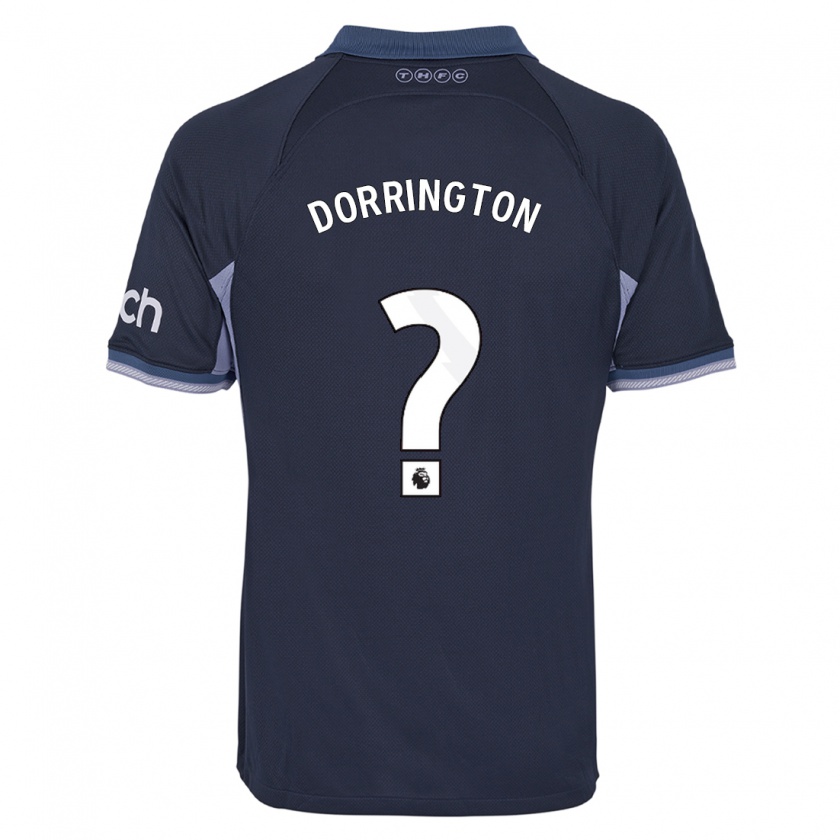 Kandiny Herren Alfie Dorrington #0 Dunkelblau Auswärtstrikot Trikot 2023/24 T-Shirt
