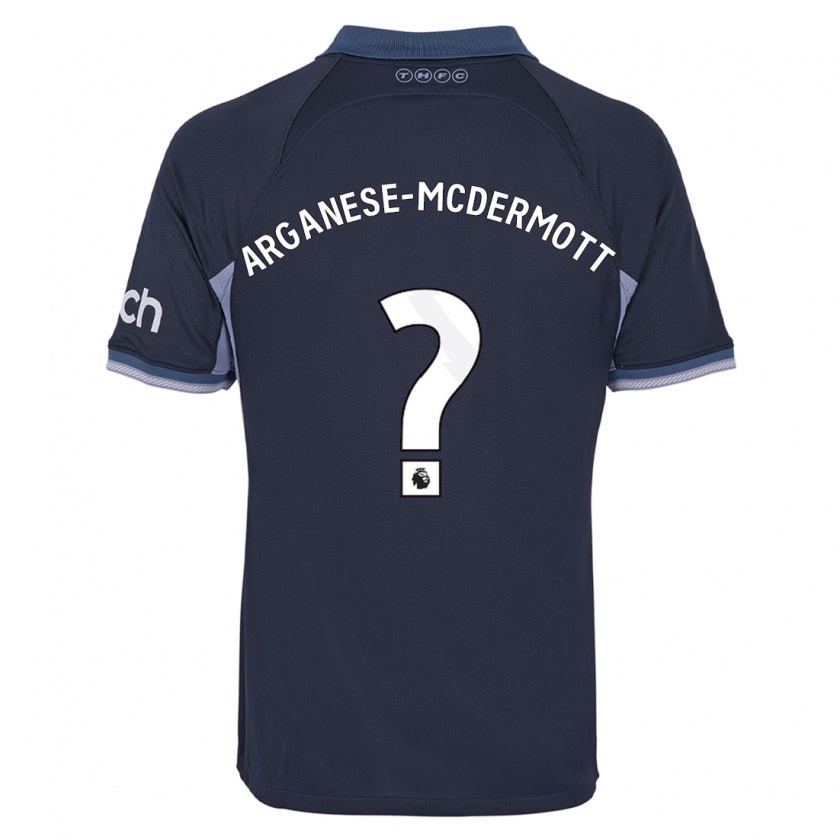 Kandiny Herren Pele Arganese-Mcdermott #0 Dunkelblau Auswärtstrikot Trikot 2023/24 T-Shirt