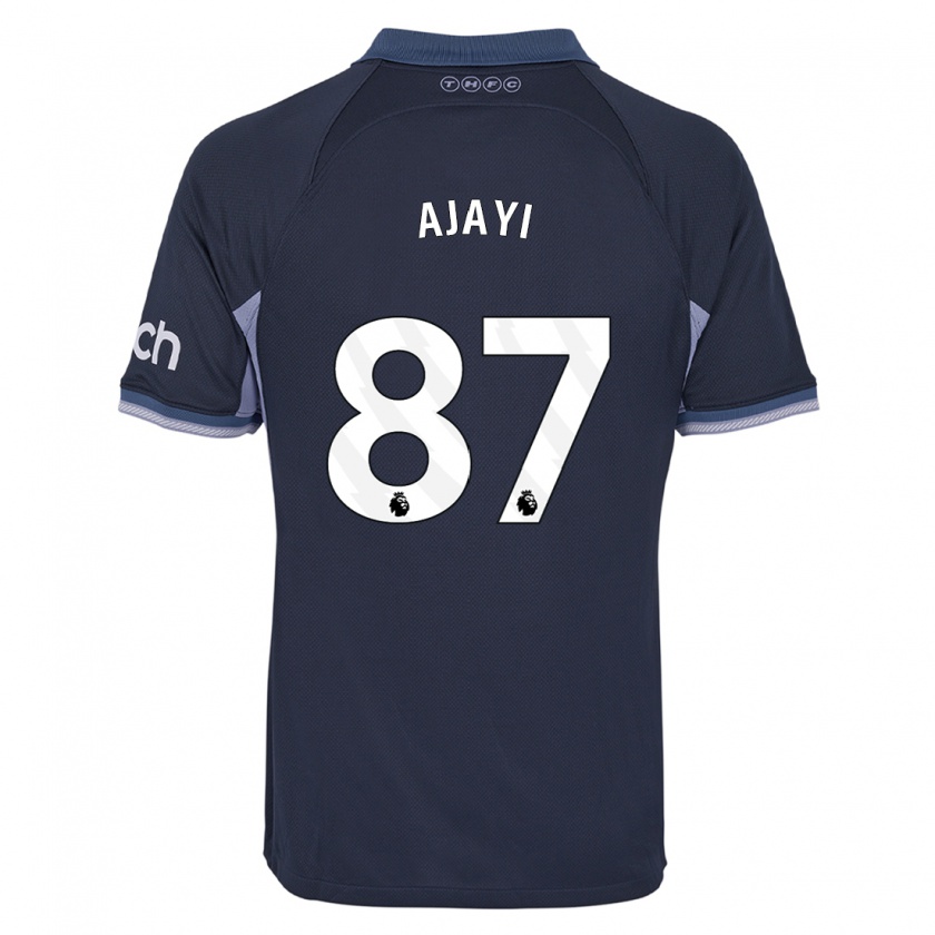 Kandiny Herren Damola Ajayi #87 Dunkelblau Auswärtstrikot Trikot 2023/24 T-Shirt