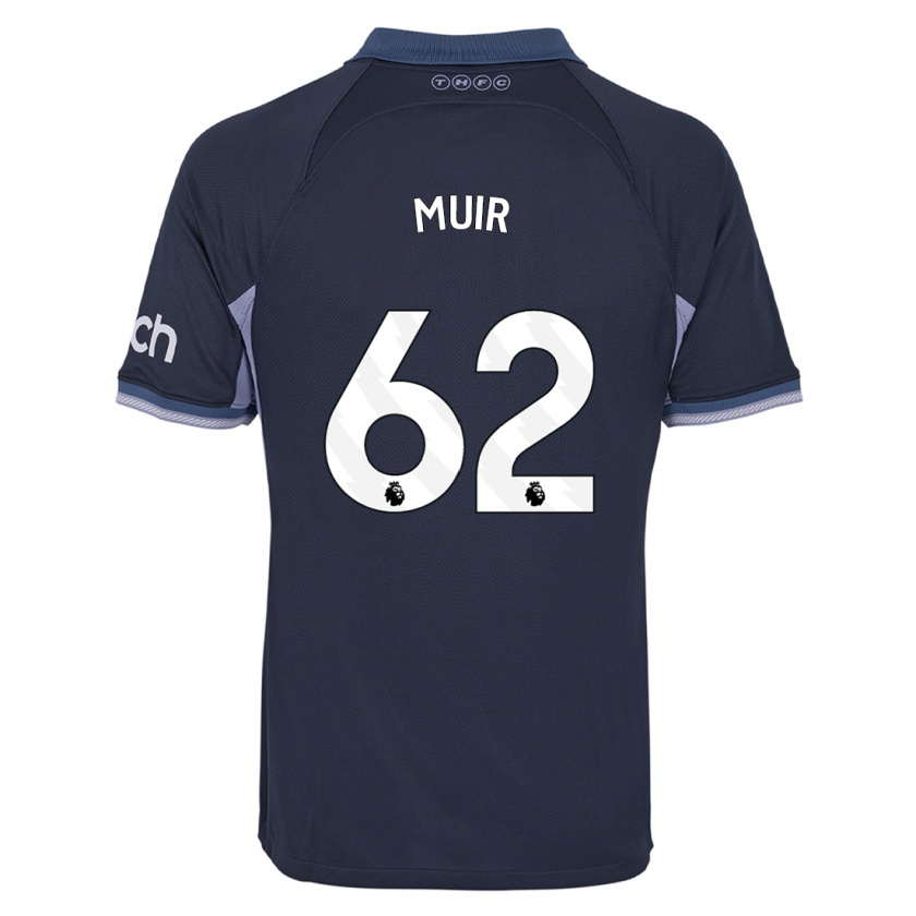Kandiny Herren Marqes Muir #62 Dunkelblau Auswärtstrikot Trikot 2023/24 T-Shirt