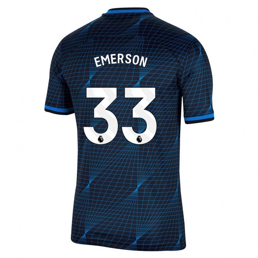 Kandiny Herren Emerson #33 Dunkelblau Auswärtstrikot Trikot 2023/24 T-Shirt