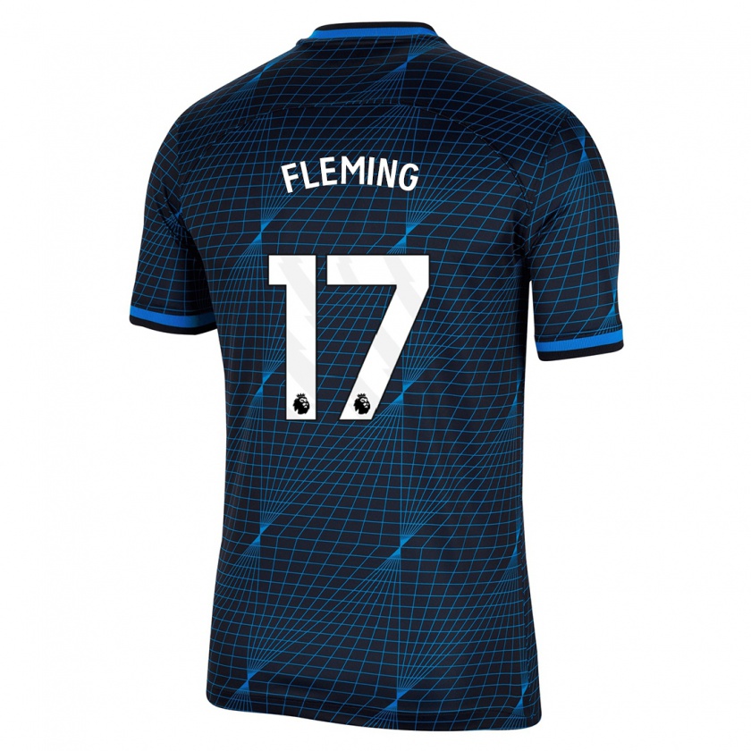 Kandiny Herren Jessie Fleming #17 Dunkelblau Auswärtstrikot Trikot 2023/24 T-Shirt