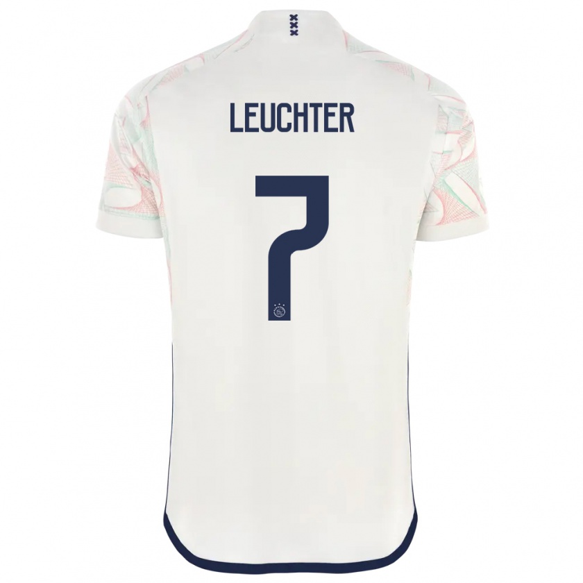 Kandiny Herren Romée Leuchter #7 Weiß Auswärtstrikot Trikot 2023/24 T-Shirt