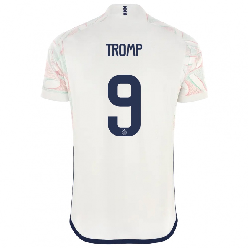 Kandiny Herren Nikita Tromp #9 Weiß Auswärtstrikot Trikot 2023/24 T-Shirt