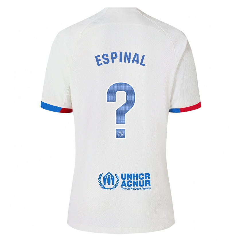 Kandiny Herren Jorge Espinal #0 Weiß Auswärtstrikot Trikot 2023/24 T-Shirt