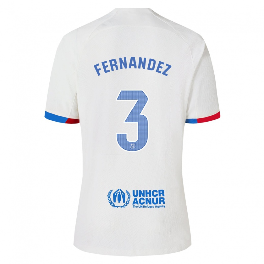 Kandiny Herren Jana Fernandez #3 Weiß Auswärtstrikot Trikot 2023/24 T-Shirt