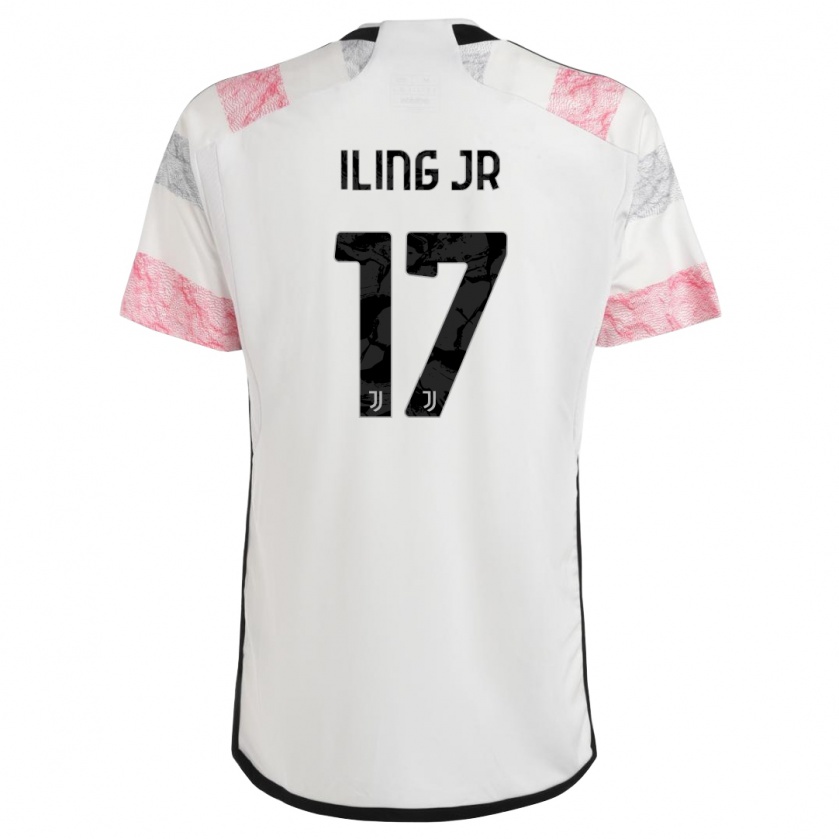 Kandiny Herren Samuel Iling Junior #17 Weiß Rosa Auswärtstrikot Trikot 2023/24 T-Shirt