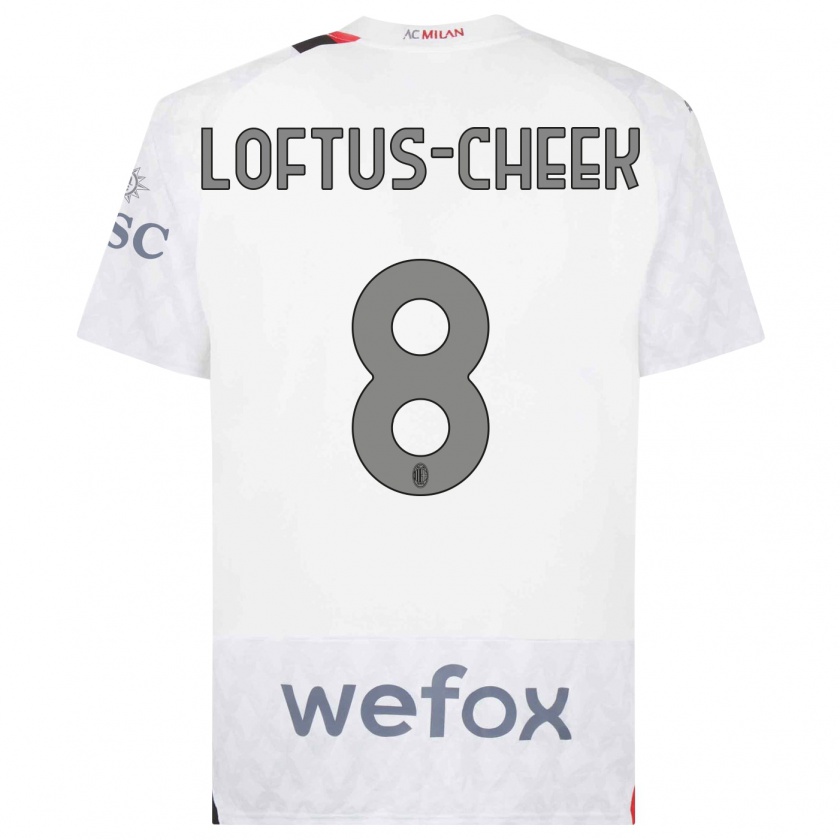 Kandiny Herren Ruben Loftus-Cheek #8 Weiß Auswärtstrikot Trikot 2023/24 T-Shirt