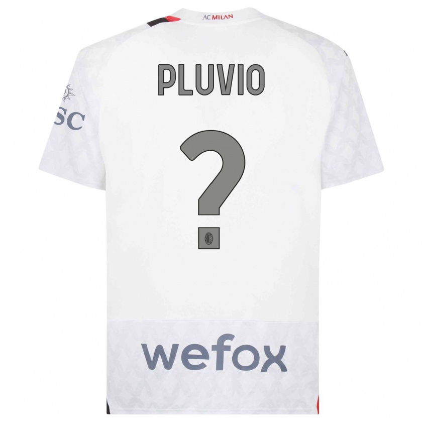 Kandiny Herren Nicholas Pluvio #0 Weiß Auswärtstrikot Trikot 2023/24 T-Shirt