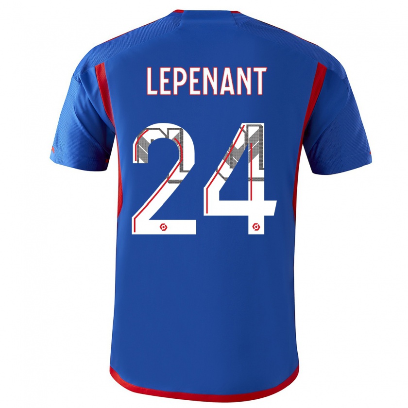 Kandiny Herren Johann Lepenant #24 Blau Rot Auswärtstrikot Trikot 2023/24 T-Shirt