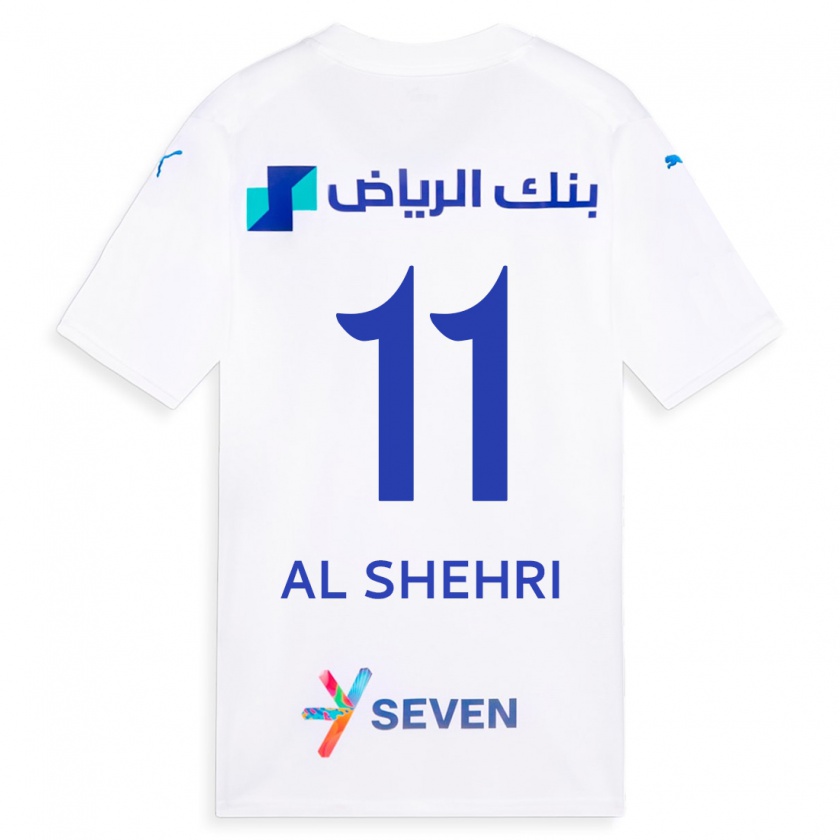 Kandiny Herren Saleh Al-Shehri #11 Weiß Auswärtstrikot Trikot 2023/24 T-Shirt