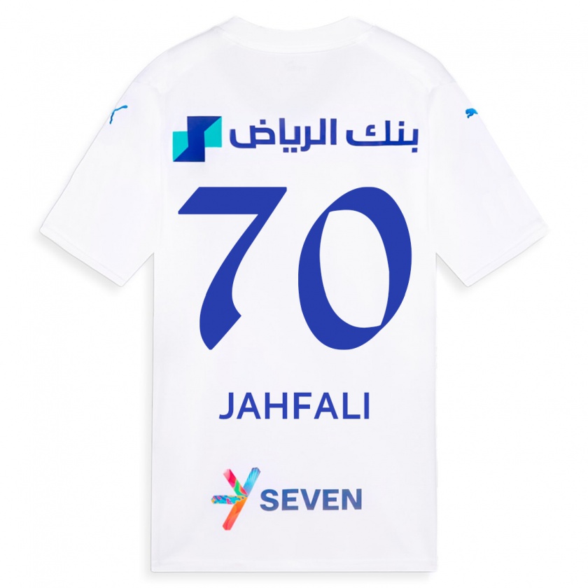Kandiny Herren Mohammed Jahfali #70 Weiß Auswärtstrikot Trikot 2023/24 T-Shirt
