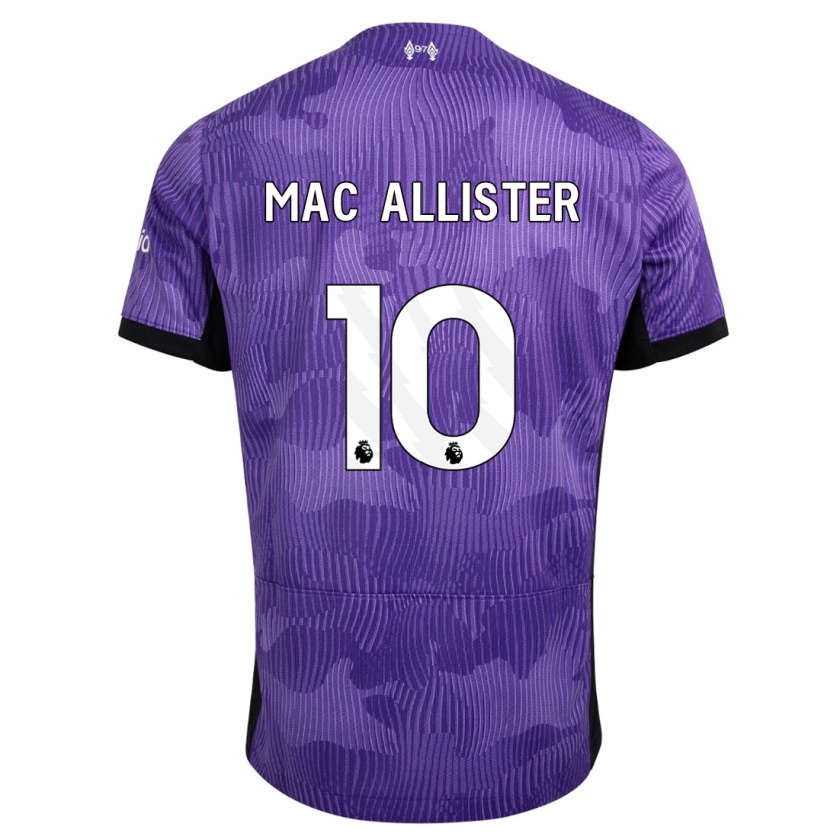 Kandiny Herren Alexis Mac Allister #10 Lila Ausweichtrikot Trikot 2023/24 T-Shirt