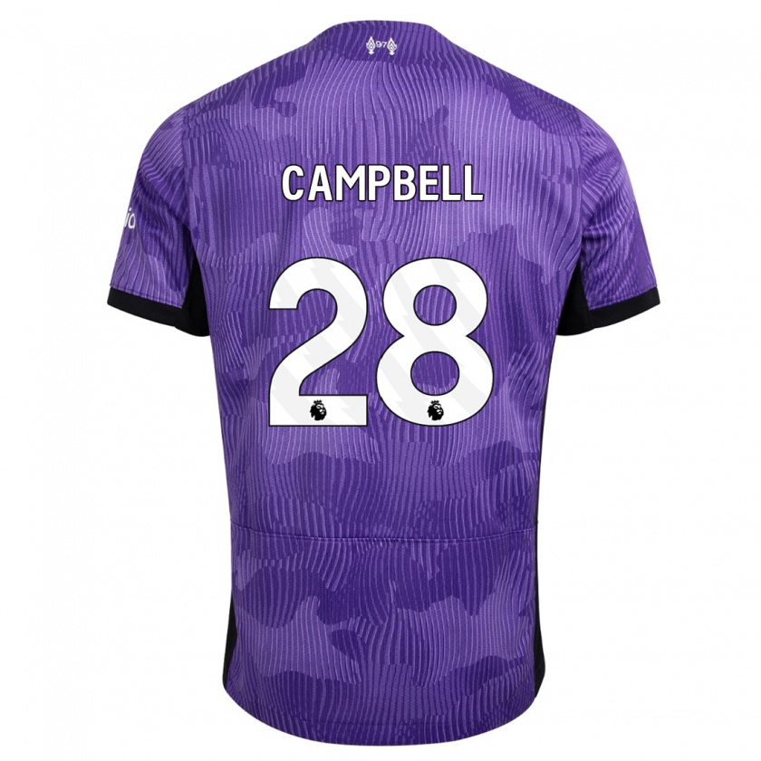 Kandiny Herren Megan Campbell #28 Lila Ausweichtrikot Trikot 2023/24 T-Shirt