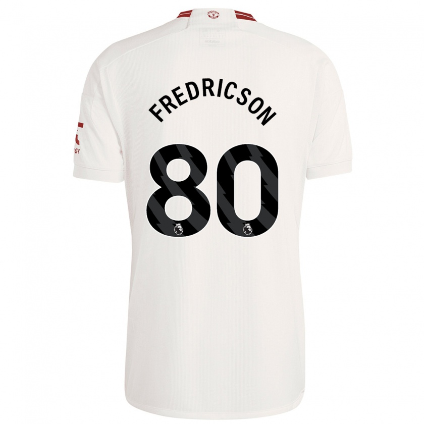 Kandiny Herren Tyler Fredricson #80 Weiß Ausweichtrikot Trikot 2023/24 T-Shirt