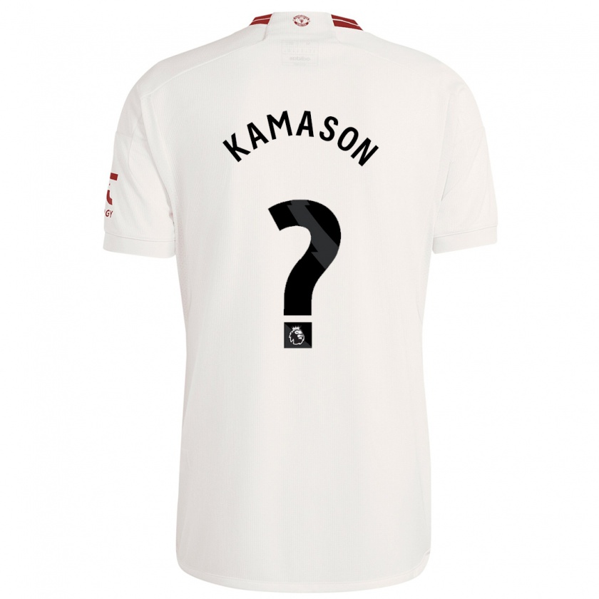 Kandiny Herren Jaydan Kamason #0 Weiß Ausweichtrikot Trikot 2023/24 T-Shirt