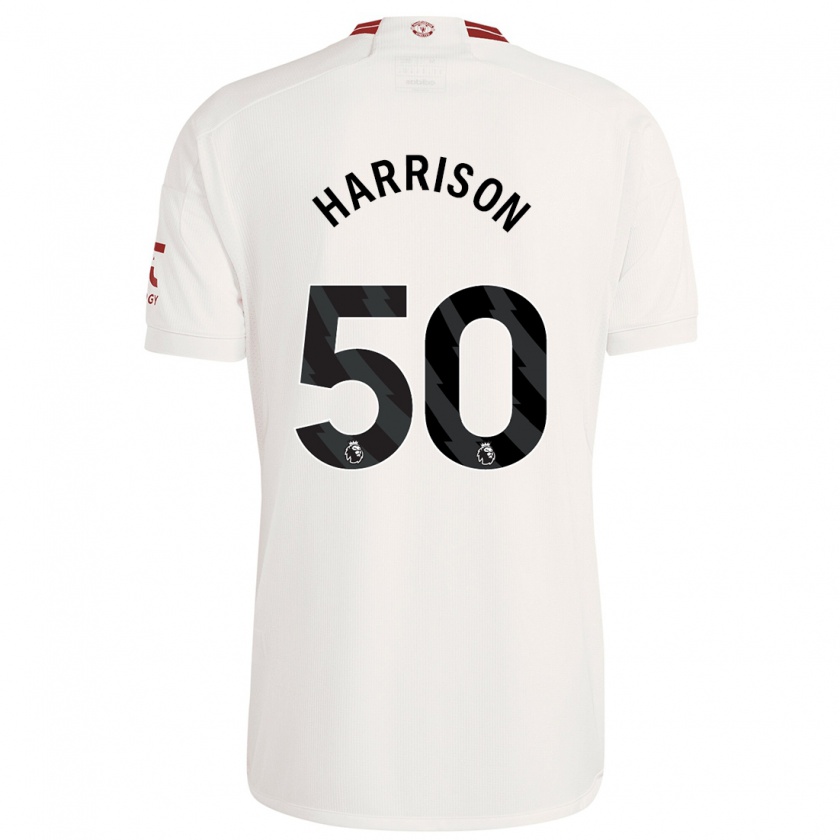 Kandiny Herren Elyh Harrison #50 Weiß Ausweichtrikot Trikot 2023/24 T-Shirt