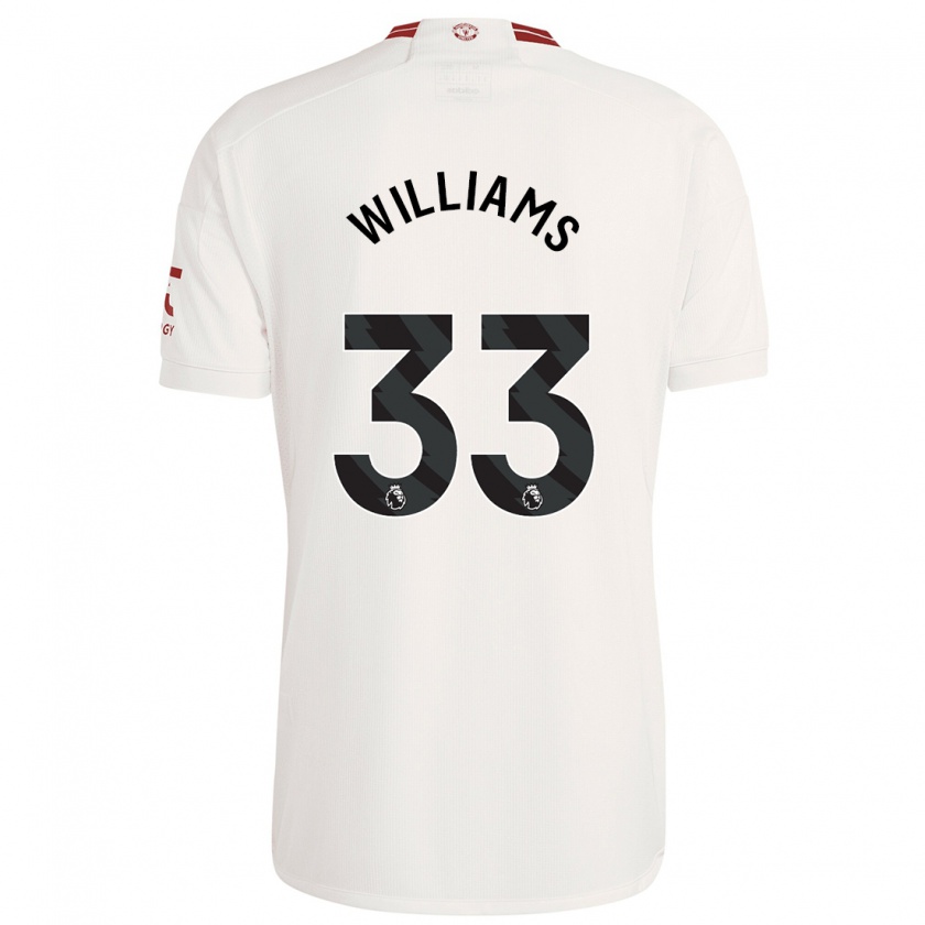 Kandiny Herren Brandon Williams #33 Weiß Ausweichtrikot Trikot 2023/24 T-Shirt