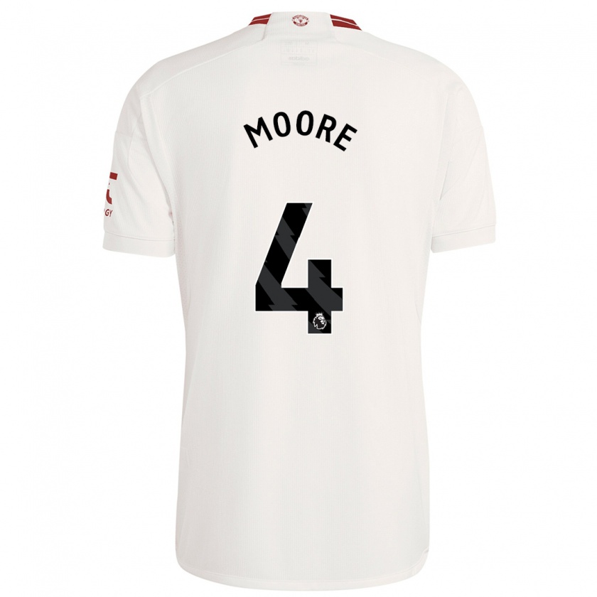 Kandiny Herren Jade Moore #4 Weiß Ausweichtrikot Trikot 2023/24 T-Shirt