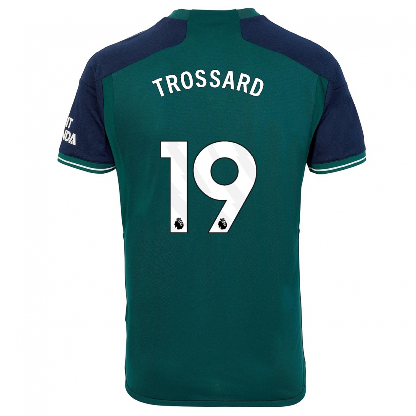Kandiny Herren Leandro Trossard #19 Grün Ausweichtrikot Trikot 2023/24 T-Shirt