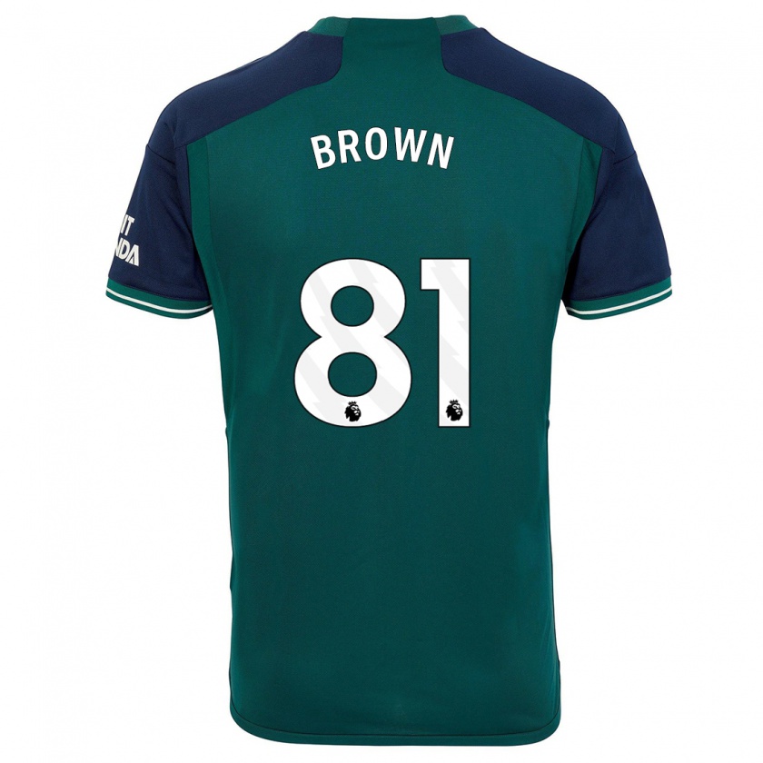 Kandiny Herren Luis Brown #81 Grün Ausweichtrikot Trikot 2023/24 T-Shirt
