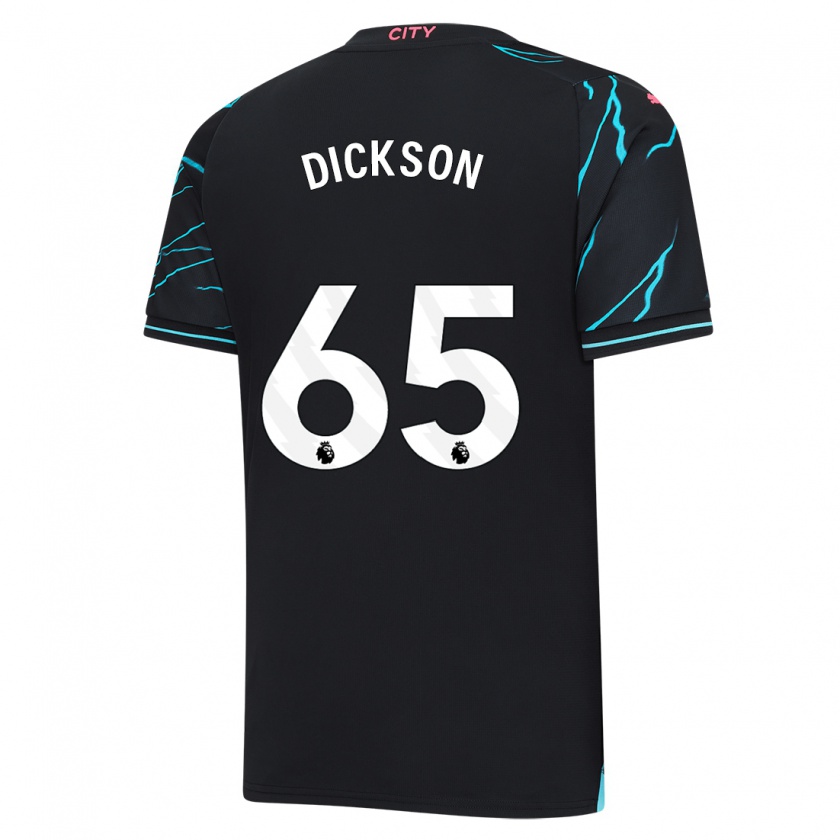 Kandiny Herren Will Dickson #65 Dunkelblau Ausweichtrikot Trikot 2023/24 T-Shirt