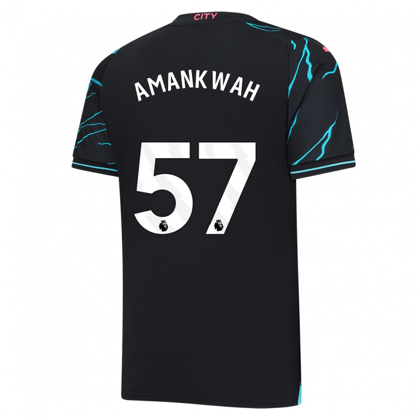 Kandiny Herren Yeboah Amankwah #57 Dunkelblau Ausweichtrikot Trikot 2023/24 T-Shirt