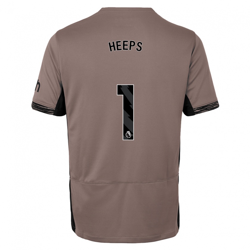 Kandiny Herren Eleanor Heeps #1 Dunkelbeige Ausweichtrikot Trikot 2023/24 T-Shirt