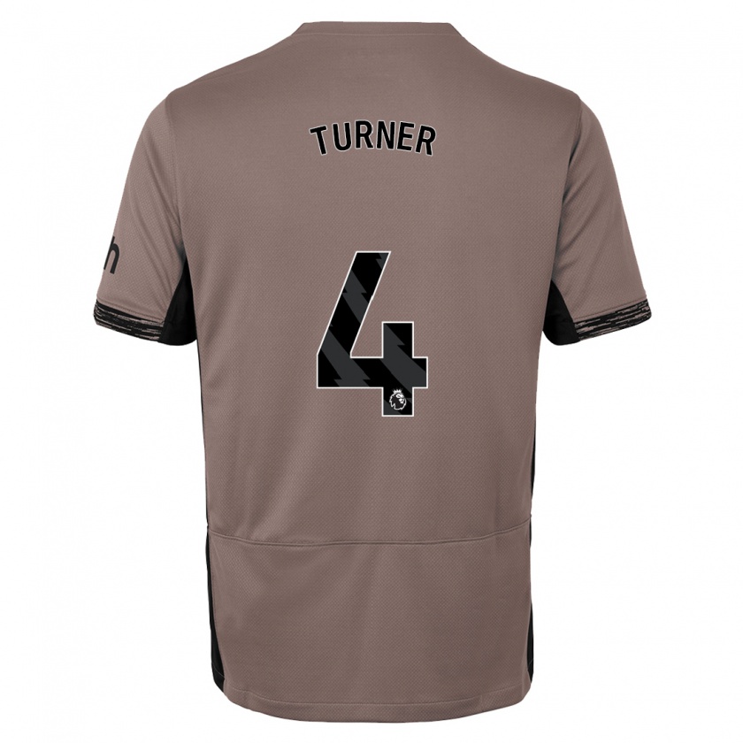Kandiny Herren Amy Turner #4 Dunkelbeige Ausweichtrikot Trikot 2023/24 T-Shirt