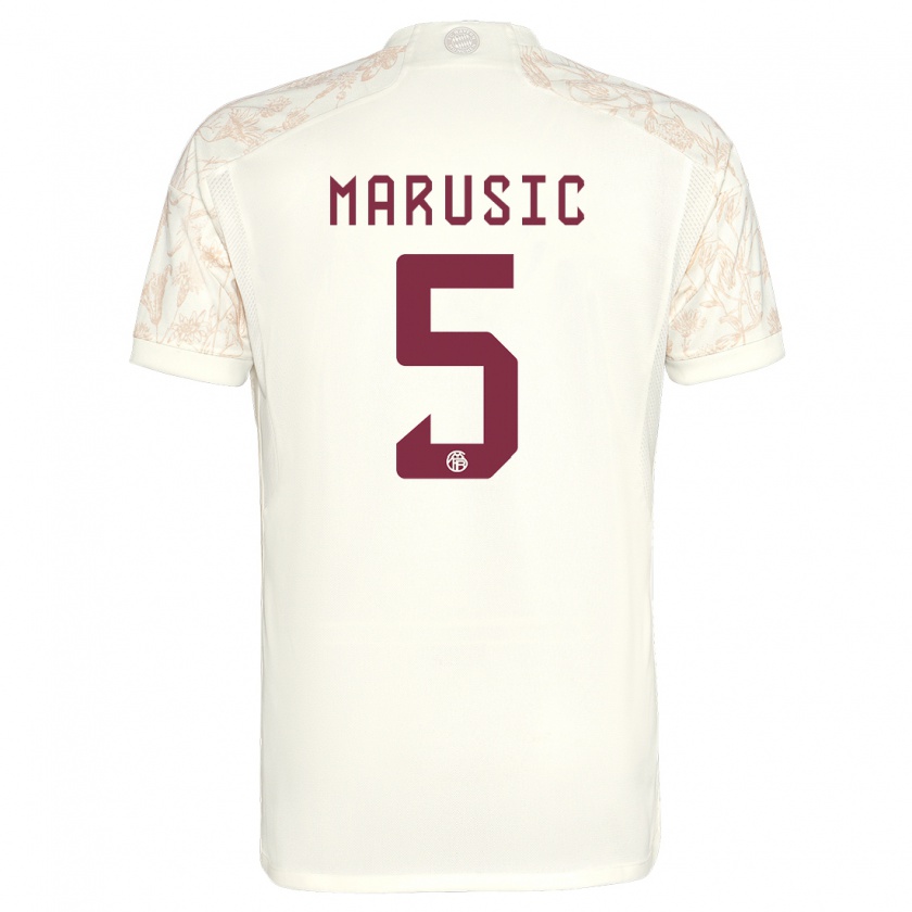 Kandiny Herren Gabriel Marusic #5 Cremefarben Ausweichtrikot Trikot 2023/24 T-Shirt