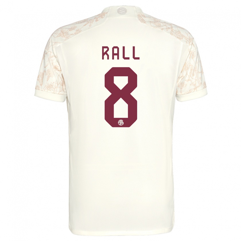 Kandiny Herren Maximiliane Rall #8 Cremefarben Ausweichtrikot Trikot 2023/24 T-Shirt