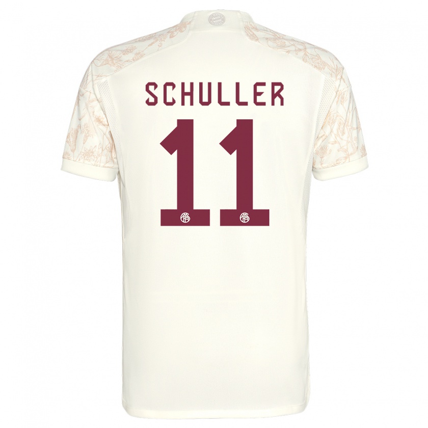 Kandiny Herren Lea Schuller #11 Cremefarben Ausweichtrikot Trikot 2023/24 T-Shirt