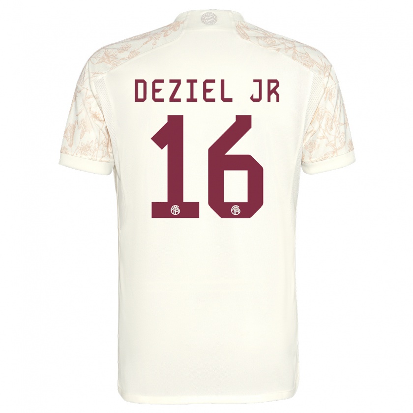 Kandiny Herren Robert Deziel Jr #16 Cremefarben Ausweichtrikot Trikot 2023/24 T-Shirt