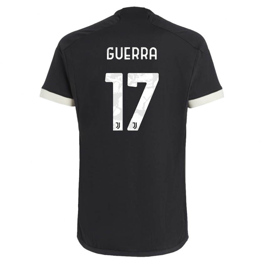 Kandiny Herren Simone Guerra #17 Schwarz Ausweichtrikot Trikot 2023/24 T-Shirt