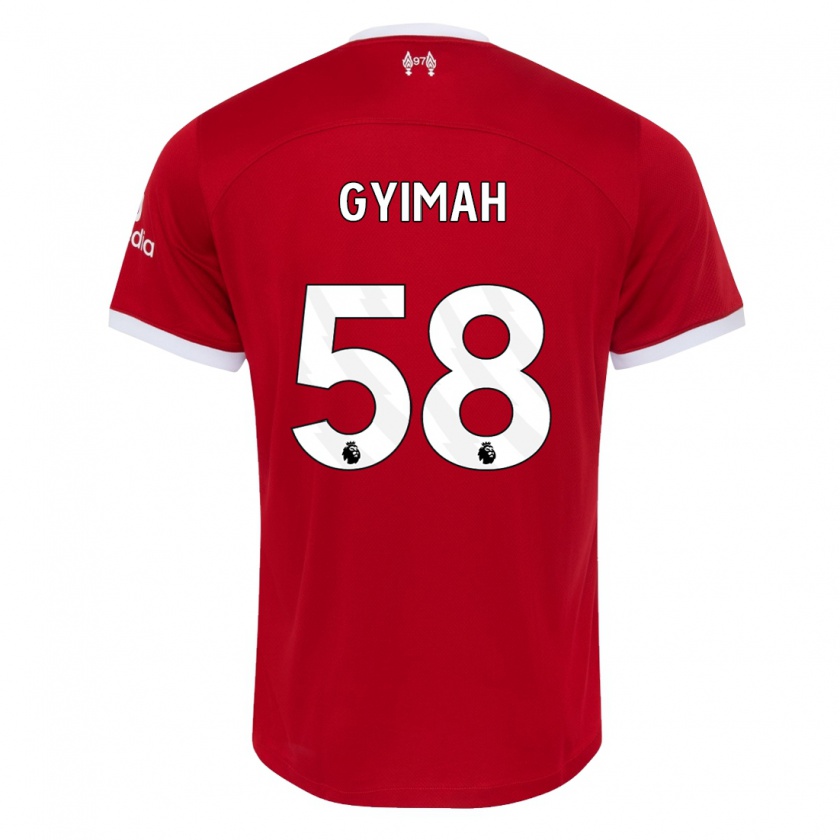 Kandiny Damen Francis Gyimah #58 Rot Heimtrikot Trikot 2023/24 T-Shirt