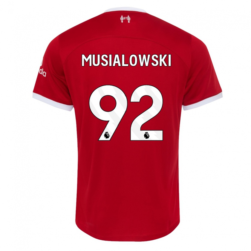 Kandiny Damen Mateusz Musialowski #92 Rot Heimtrikot Trikot 2023/24 T-Shirt
