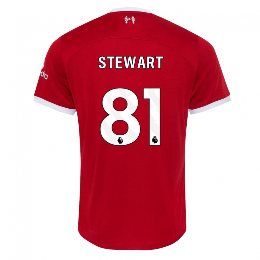 Kandiny Damen Layton Stewart #81 Rot Heimtrikot Trikot 2023/24 T-Shirt