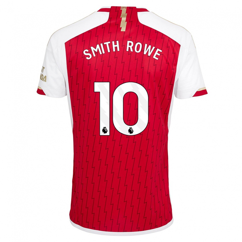Kandiny Damen Emile Smith Rowe #10 Rot Heimtrikot Trikot 2023/24 T-Shirt