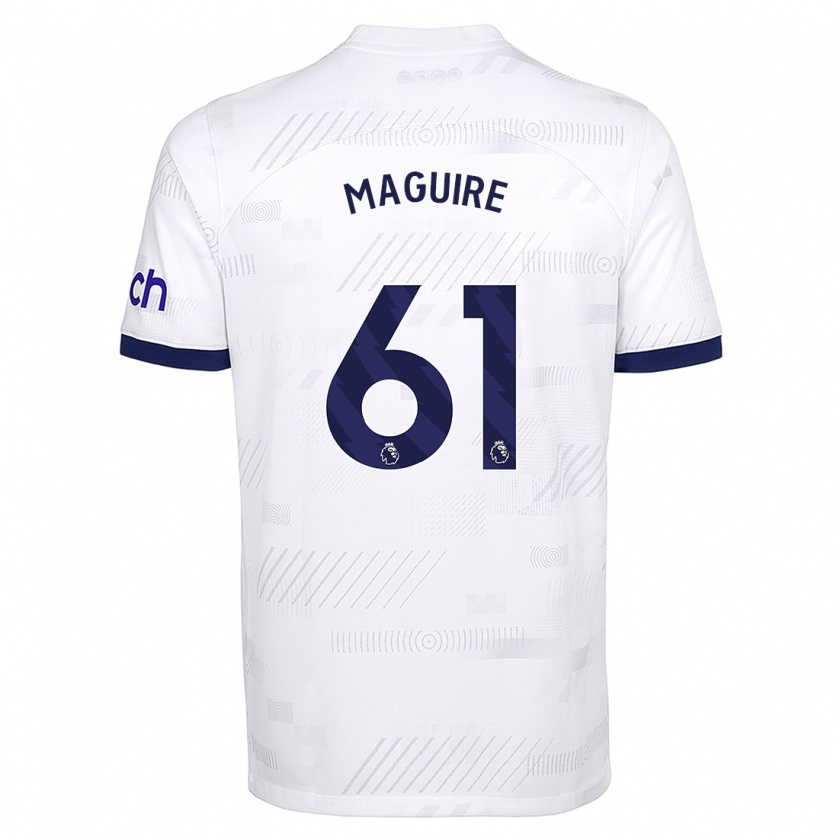 Kandiny Damen Aaron Maguire #61 Weiß Heimtrikot Trikot 2023/24 T-Shirt