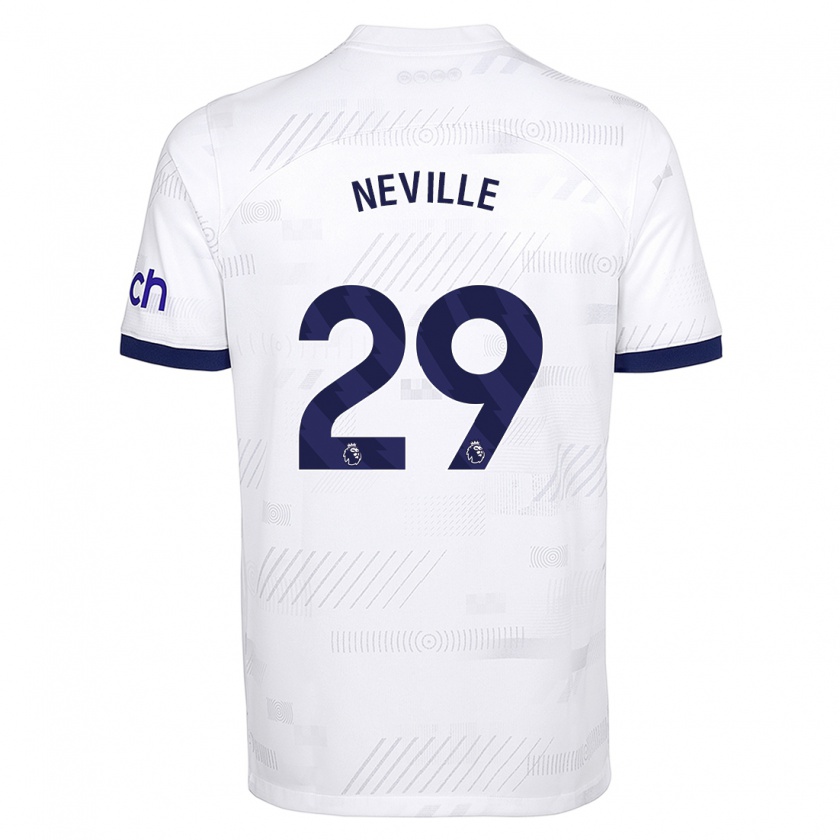 Kandiny Damen Ashleigh Neville #29 Weiß Heimtrikot Trikot 2023/24 T-Shirt