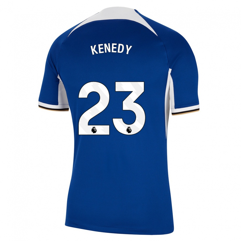 Kandiny Damen Robert Kenedy #23 Blau Heimtrikot Trikot 2023/24 T-Shirt