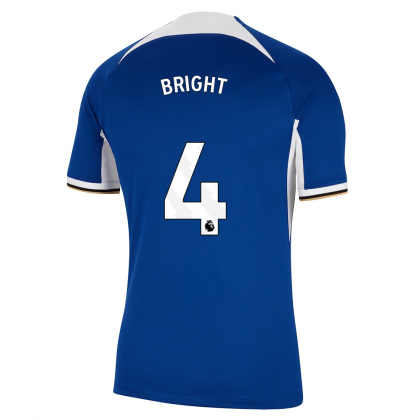 Kandiny Damen Millie Bright #4 Blau Heimtrikot Trikot 2023/24 T-Shirt