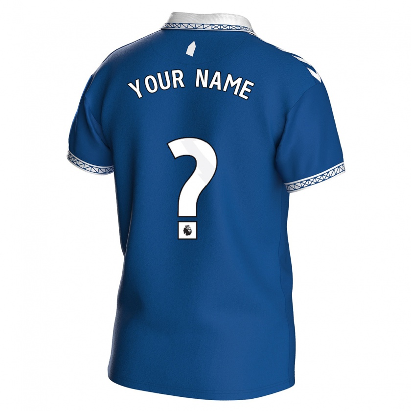 Kandiny Damen Ihren Namen #0 Königsblau Heimtrikot Trikot 2023/24 T-Shirt