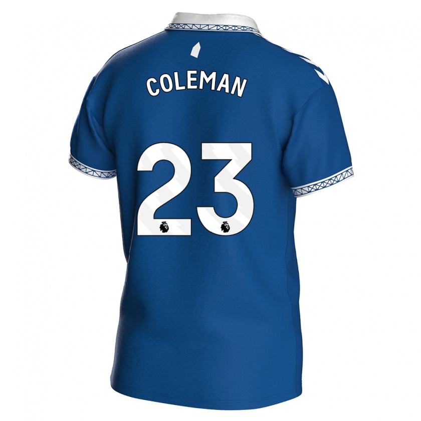 Kandiny Damen Seamus Coleman #23 Königsblau Heimtrikot Trikot 2023/24 T-Shirt