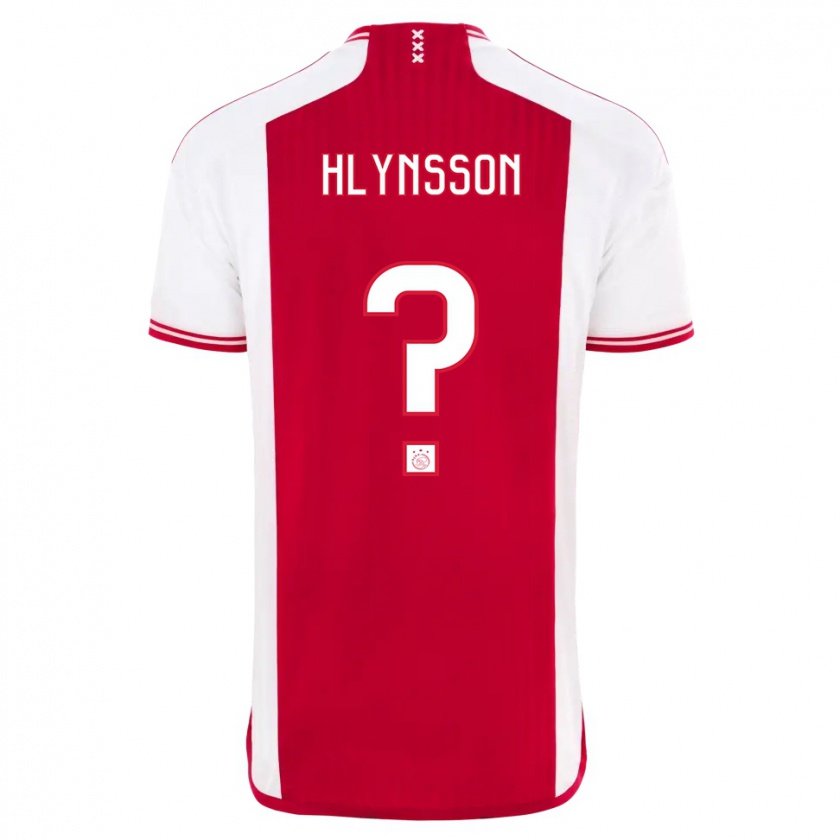 Kandiny Damen Kristian Hlynsson #0 Rot-Weiss Heimtrikot Trikot 2023/24 T-Shirt