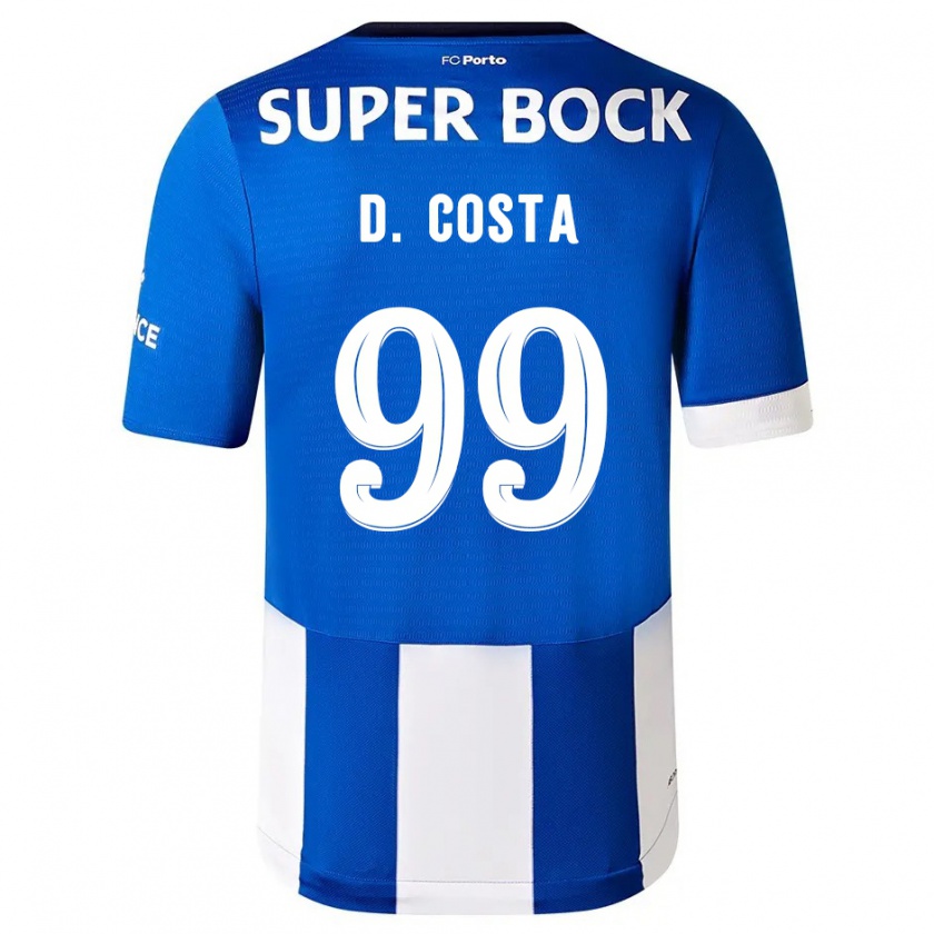 Kandiny Damen Diogo Costa #99 Blau Weiss Heimtrikot Trikot 2023/24 T-Shirt